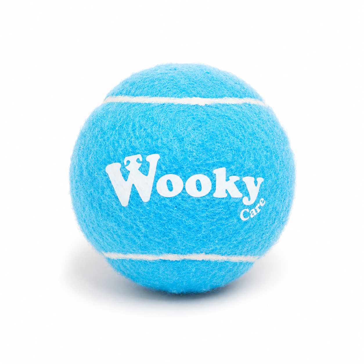 Lot de 3 balles pour chien Wooky Care | Bleu, marron et noir
