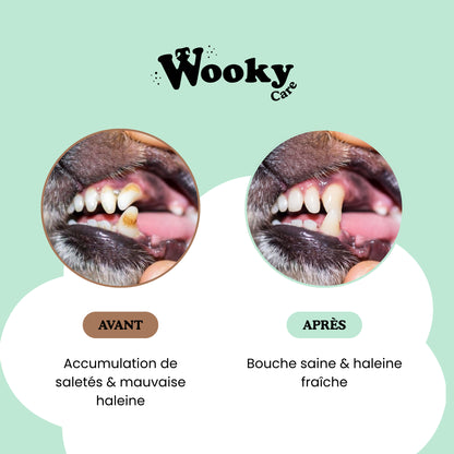 Lingettes dentaires pour chien & chat