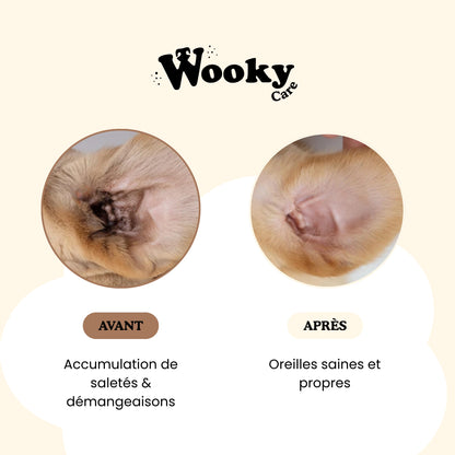 Lingettes oreilles pour chien & chat