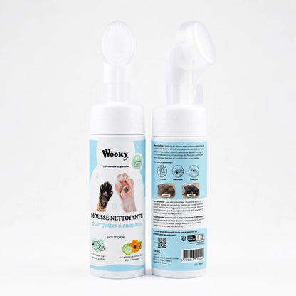 Mousse nettoyante pattes pour chien & chat